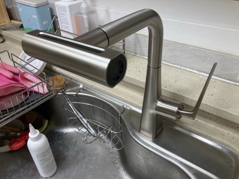 염주더샵 싱크대 수전교체 시공 - 염주더샵센트럴파크 아파트 배관 시공 사진 5