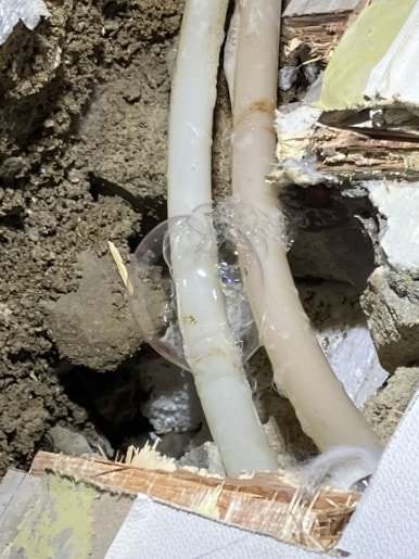 다른 업체에서 포기한 온수배관 누수 탐지 및 수리 - 광주광역시 배관 시공 사진 4